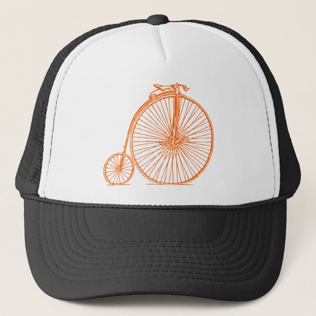 Penny Farthing - Orange Truckerkeps (Framsida)