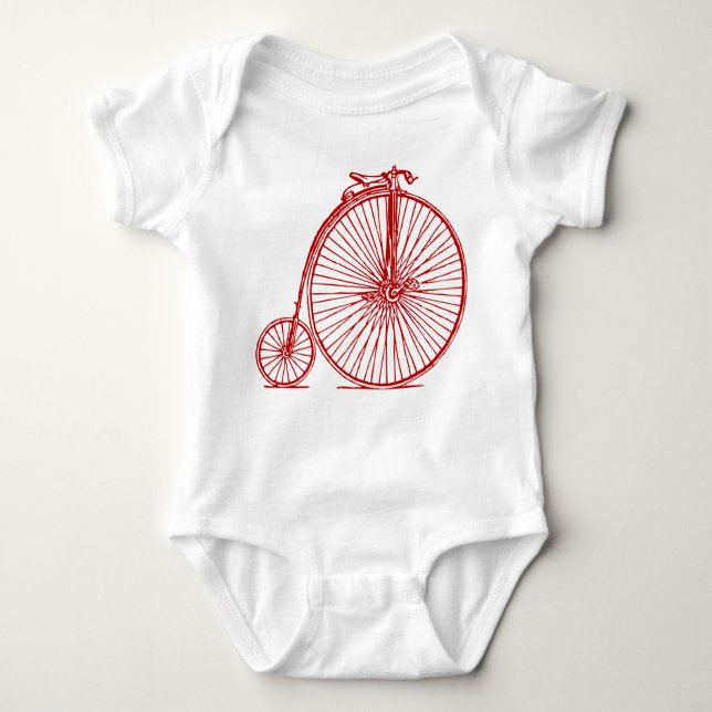 Penny Farthing - Ruby Red Tee (Framsida)