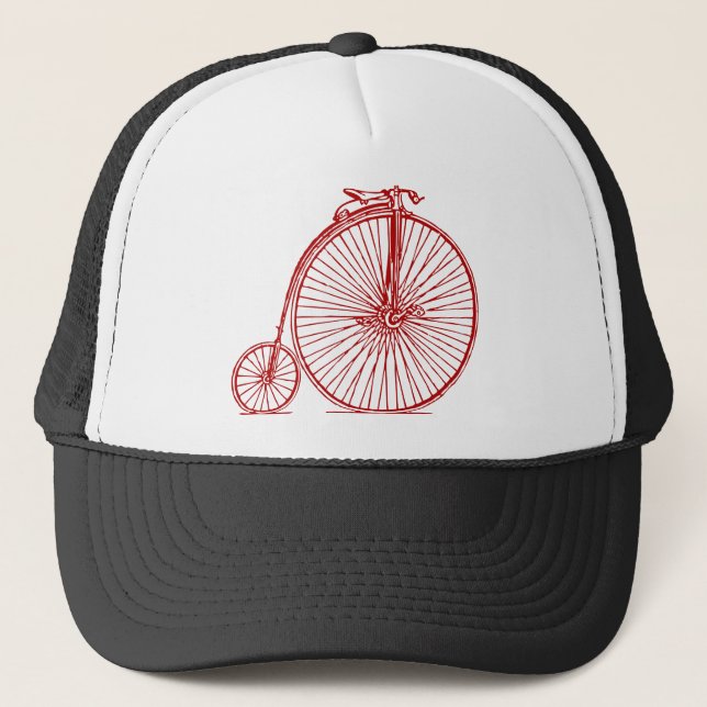 Penny Farthing - Ruby Red Truckerkeps (Framsida)