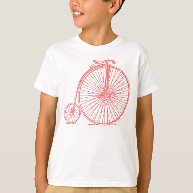 Penny Farthing - Tropical Rosa T-shirt (Framsida)
