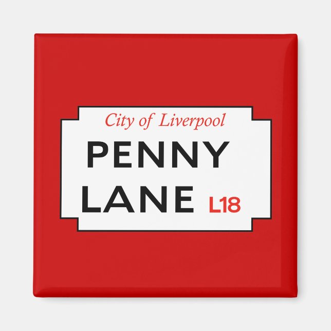 Penny Lane Magnet (Framsidan)
