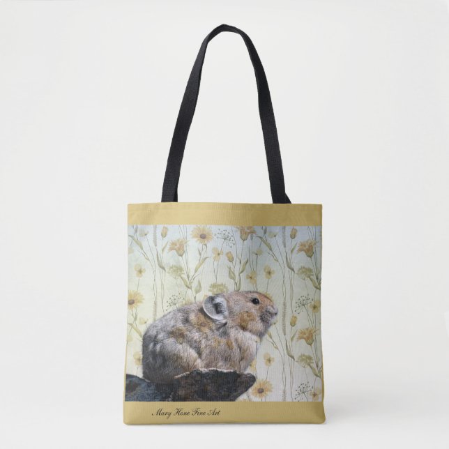 Penny Pika Tote Bag Tygkasse (Framsida)