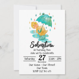 Penny Puddle Anka Inbjudningar