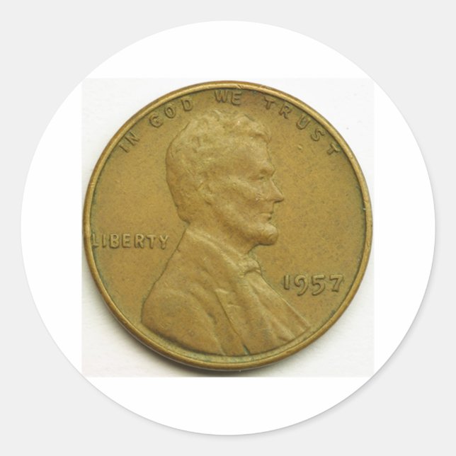 penny runt klistermärke (Framsida)