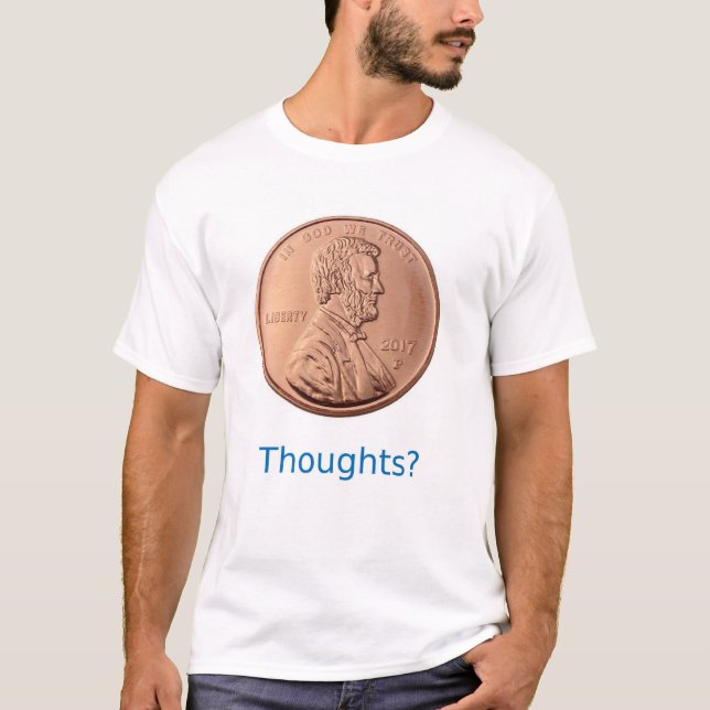 Penny Thoughts T Shirt (Framsida)