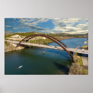 Pennybacker Bridge Austin, Texas Poster
