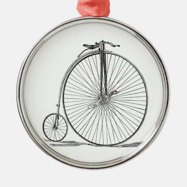 Pennyfarthing Julgransprydnad Metall (Framsidan)