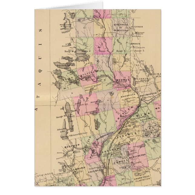 Penobscot County Hälsningskort (Framsidan)
