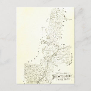 Penobscot County, Maine Vykort
