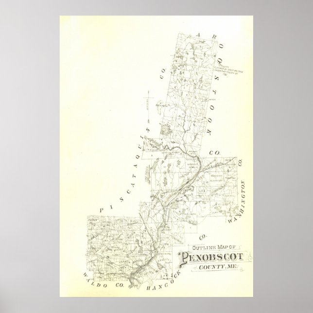 Penobscot, Maine Poster (Framsidan)