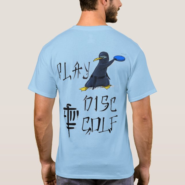 PENQUIN DISK GOLF T SHIRT (Baksida)
