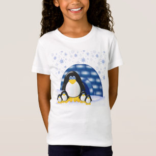 Penquin Party Girls Baby Doll (Passande) Tee