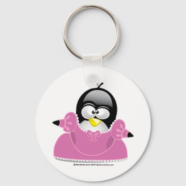 Penquin Princess Nyckelring (Framsida)