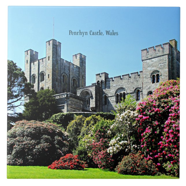 Penrhyn Castle, Wales Kakelplatta (Framsidan)