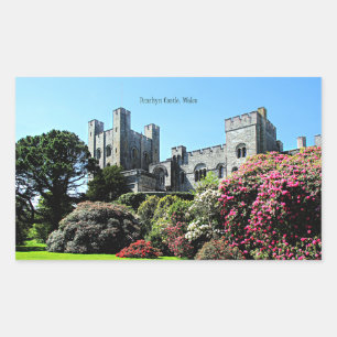 Penrhyn Castle, Wales Rektangulärt Klistermärke