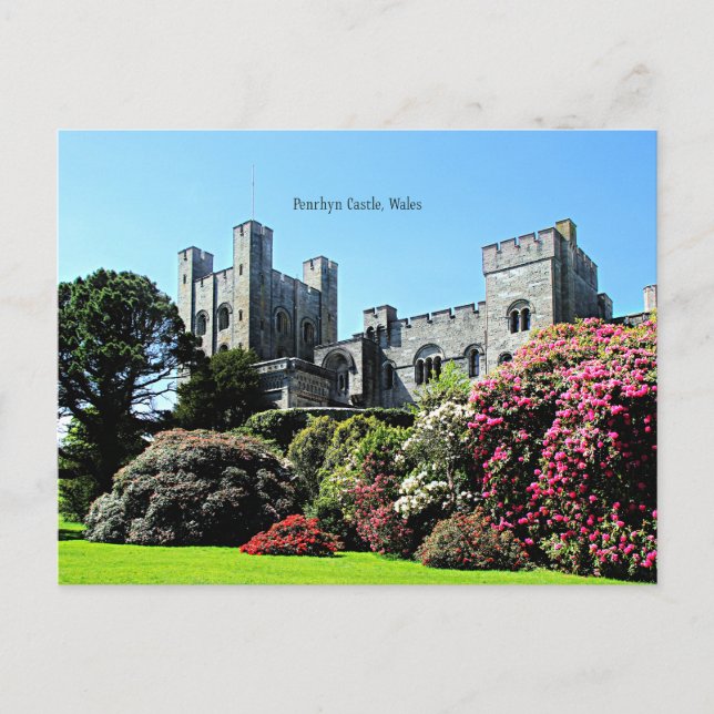 Penrhyn Castle, Wales Vykort (Framsida)