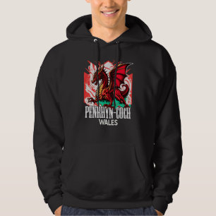 Penrhyn-coch Wales Welsh Flagga Y Ddraig Goch Drag Hoodie
