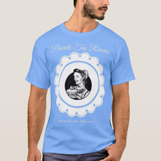 Penrith Tea Rooms Tea och Cake och Bra Vin Engli T Shirt