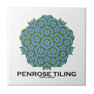 Penrose belägga med tegel (Fem-Vecket symmetrin) Kakelplatta