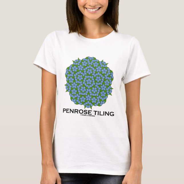 Penrose belägga med tegel (Fem-Vecket symmetrin) Tröja (Framsida)