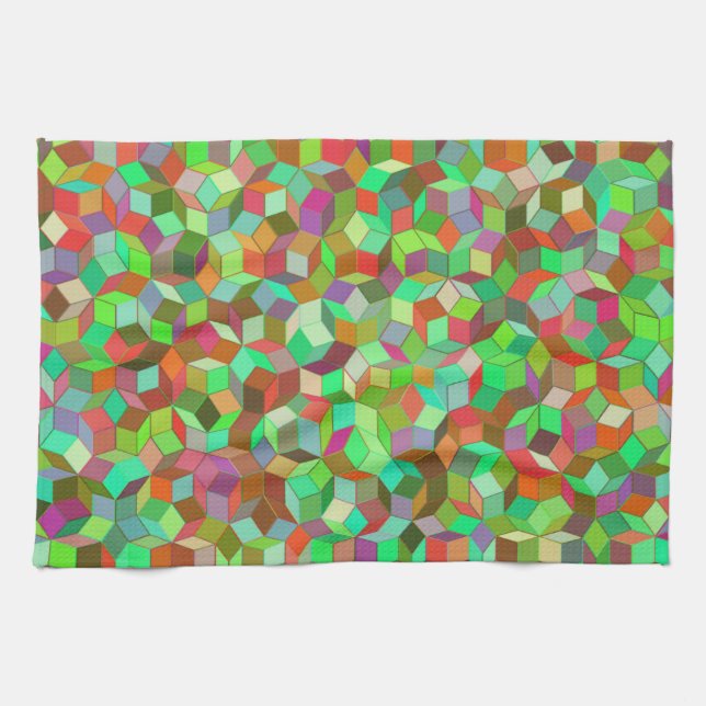 Penrose belägger med tegel handduken kökshandduk (Horisontell)