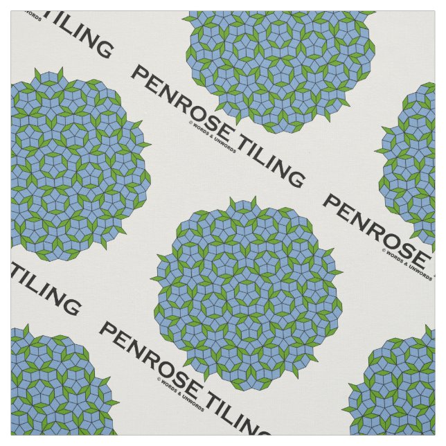 Penrose Tiling Five-Fold Symmetry Tyg (Provkarta)