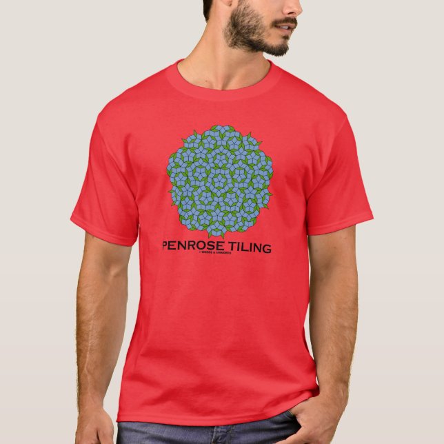 Penroshöjd (femfaldig symmetri) t-shirt (Framsida)