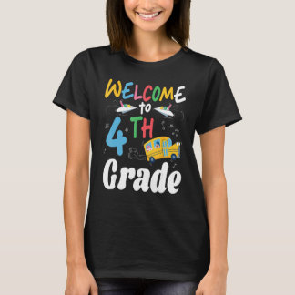Pens School Buss Studenter Back to school Välkomme T Shirt