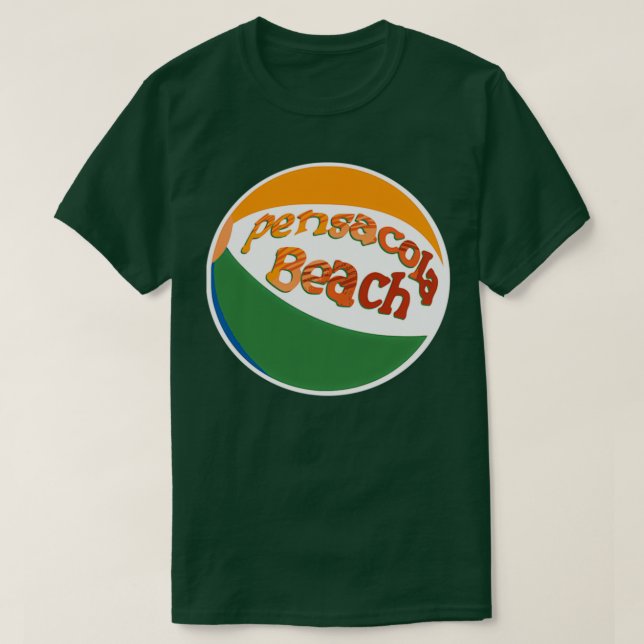 Pensacola Beach Boll T Shirt (Design framsida)