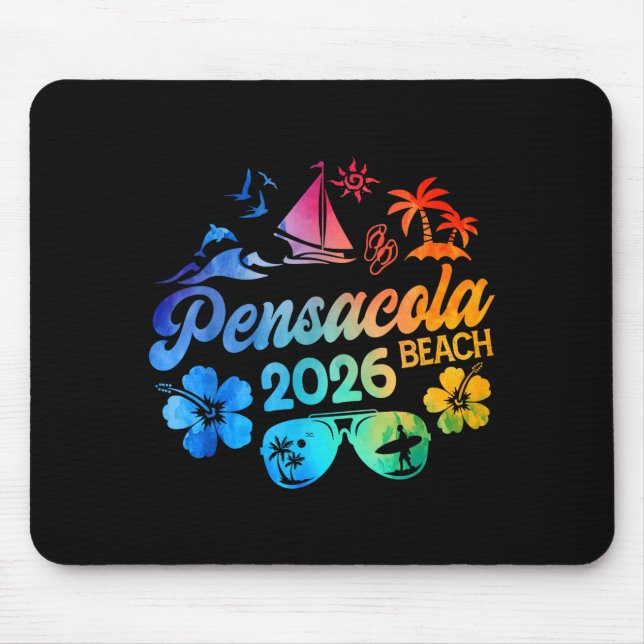 Pensacola Beach Florida 2026 Vacation Tie Dye Summ Musmatta (Framsidan)