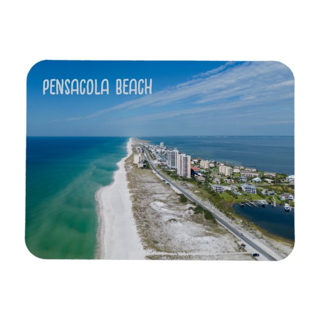 Pensacola Beach Florida Magnet (Horisontell)