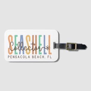 Pensacola Beach Florida (Seashell Collector) Bagagebricka