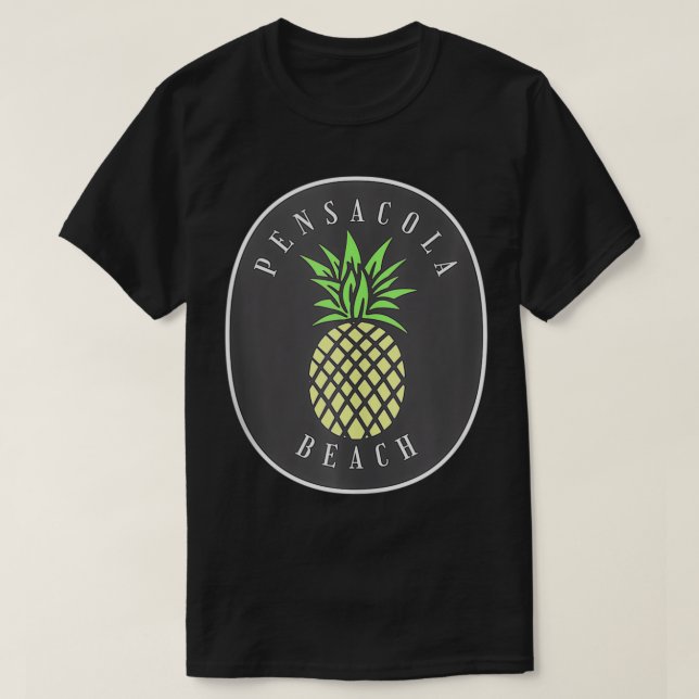 Pensacola Beach Florida Souvenir T Shirt (Design framsida)