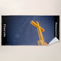 Pensacola Beach Kor med Milky Way