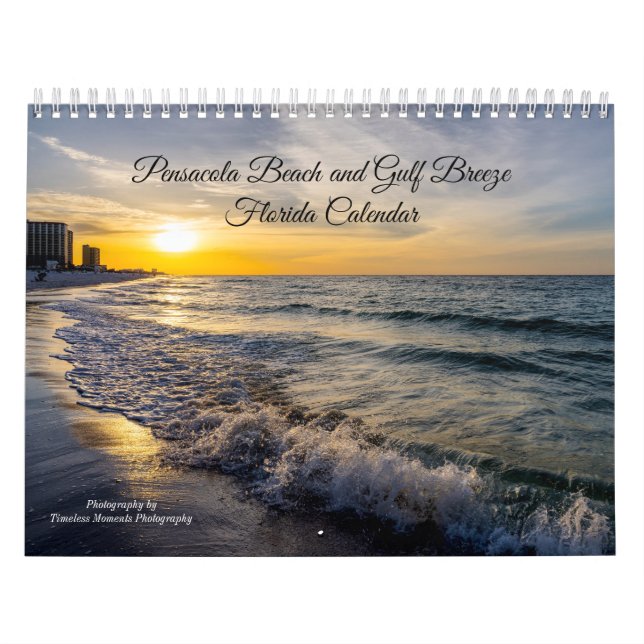 Pensacola Beach och Bukt Breeze Florida Calendar Kalender (Omslag)