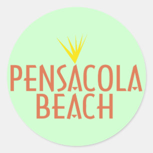 Pensacola Beach Runt Klistermärke