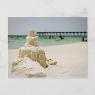 Pensacola Beach Sandcastle Vykort