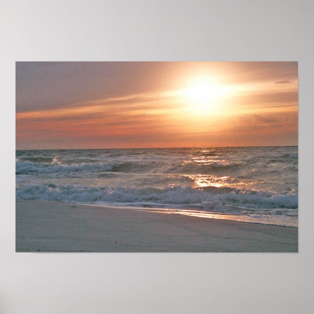 Pensacola Beach Sunrise Poster (Framsidan)