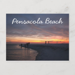 Pensacola Beach Sunset Vykort