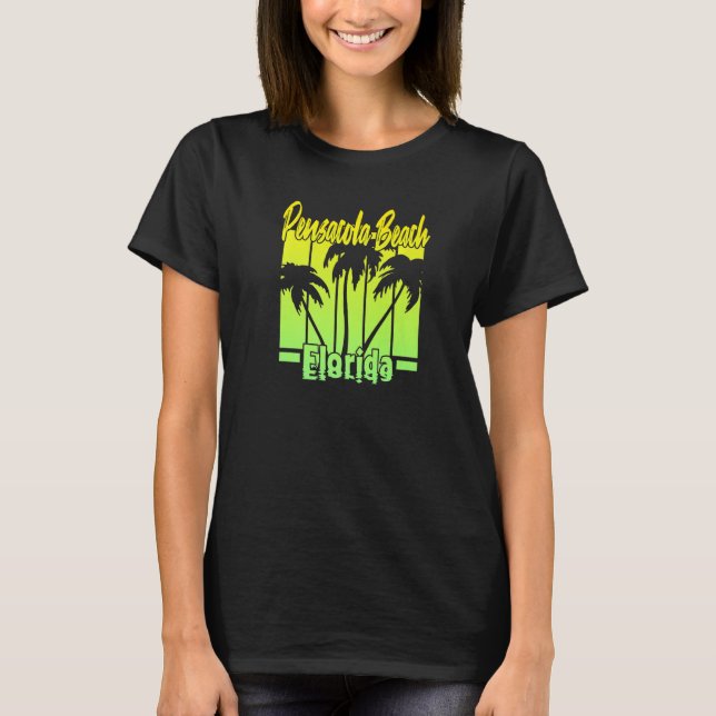 Pensacola Beach T Shirt (Framsida)