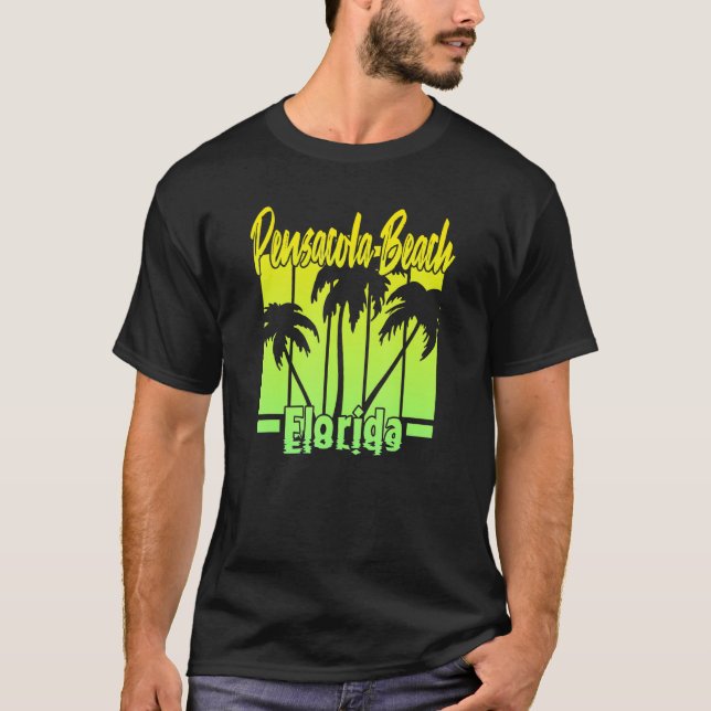 Pensacola Beach T Shirt (Framsida)