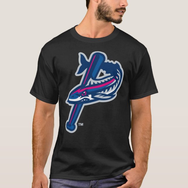 Pensacola Blue Wahoos  T-Shirt (Framsida)