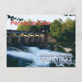 Pensacola Dam...Grand Lake OK vykort