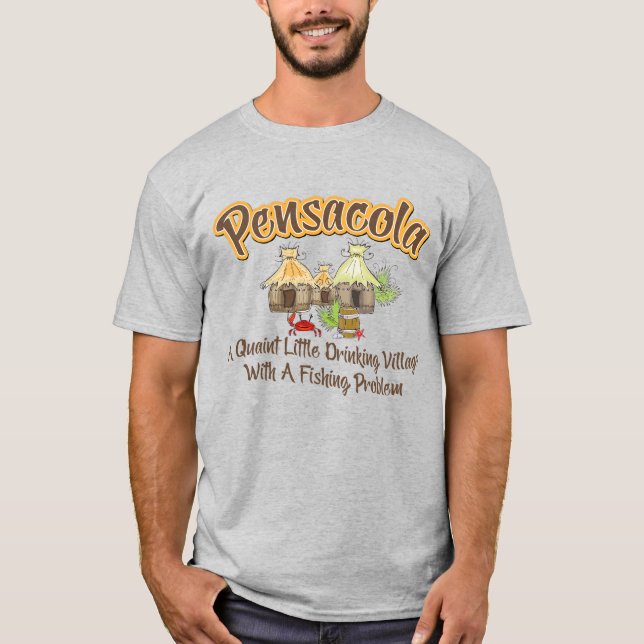 Pensacola Fishing T Shirt (Framsida)