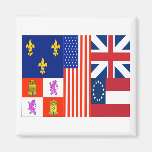 Pensacola Flagga Magnet (Framsidan)