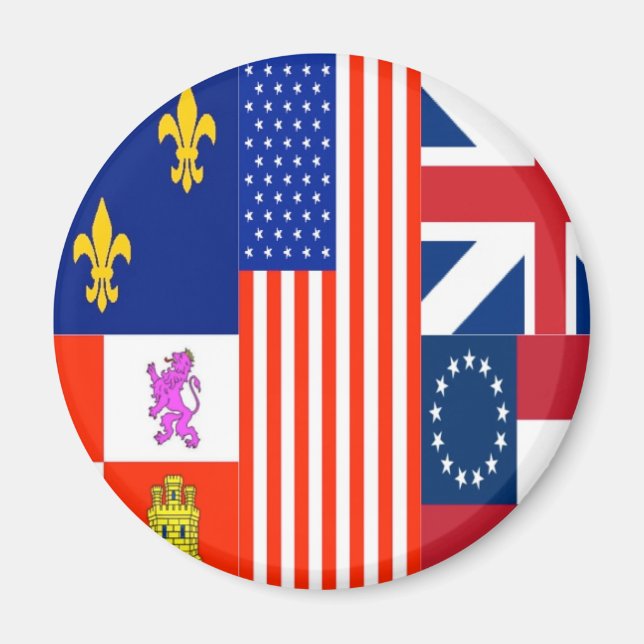 Pensacola Flagga Magnet (Framsidan)