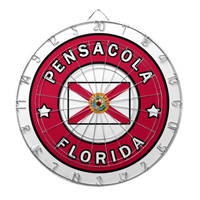 Pensacola Florida Darttavla (Framsidan)