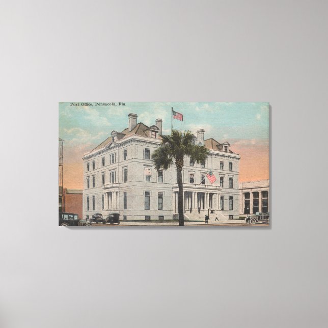 Pensacola, Florida - Exterior View of Post Canvastryck (Framsida)