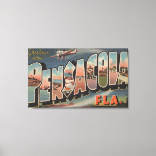 Pensacola Florida (flygplan) Canvastryck