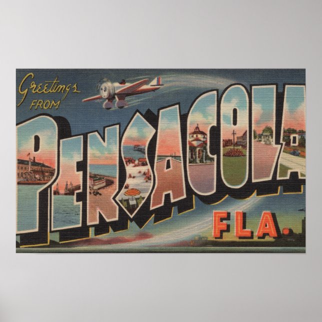 Pensacola, Florida (flygplan) Poster (Framsidan)